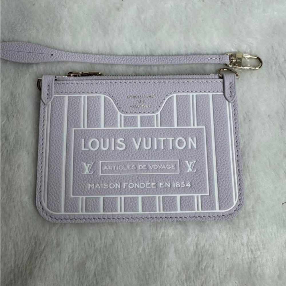 Louis Vuitton Neverfull BB zip pouch Light Purple or lilac Wristlet